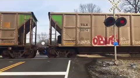 CSX C40-8W Leads Coal Train