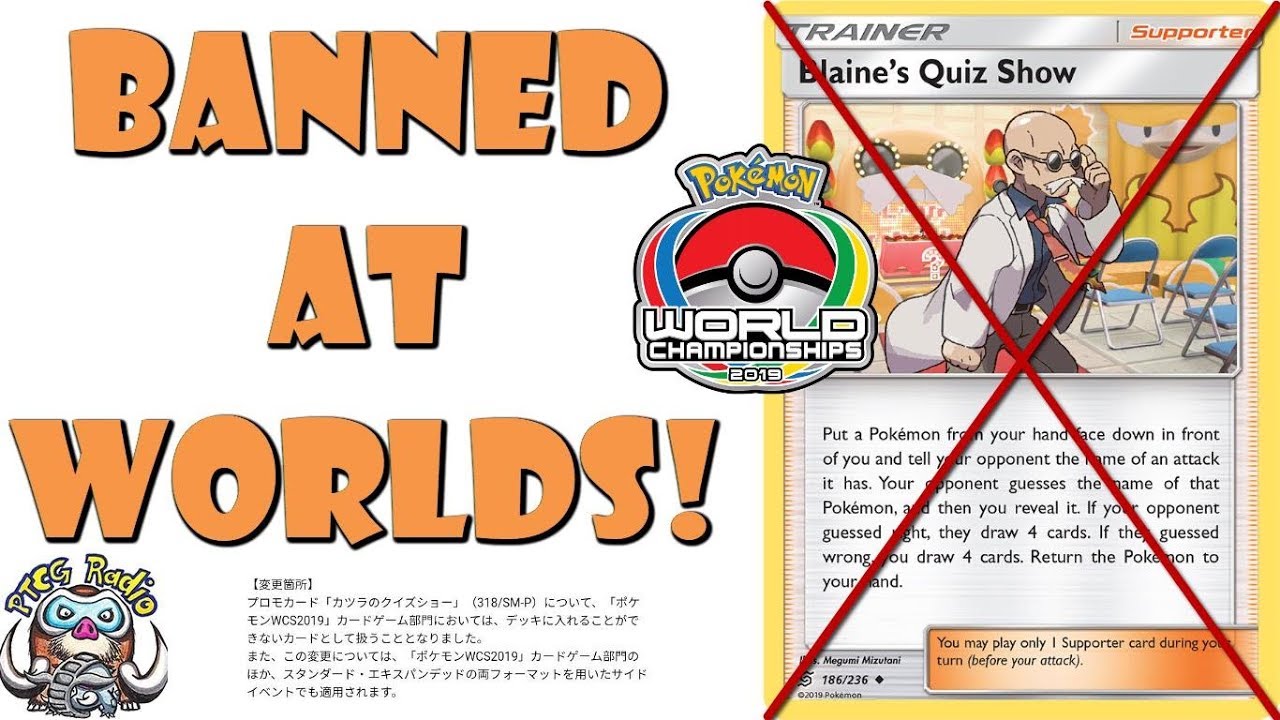 Blaine S Quiz Show Banned At The Pokemon World Championships Youtube