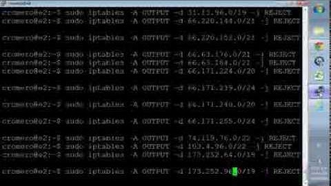 Bloquear Facebook con Iptables