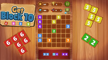 Get block 10 | Best game, Tetris game, Block puzzle game, challenges your brain