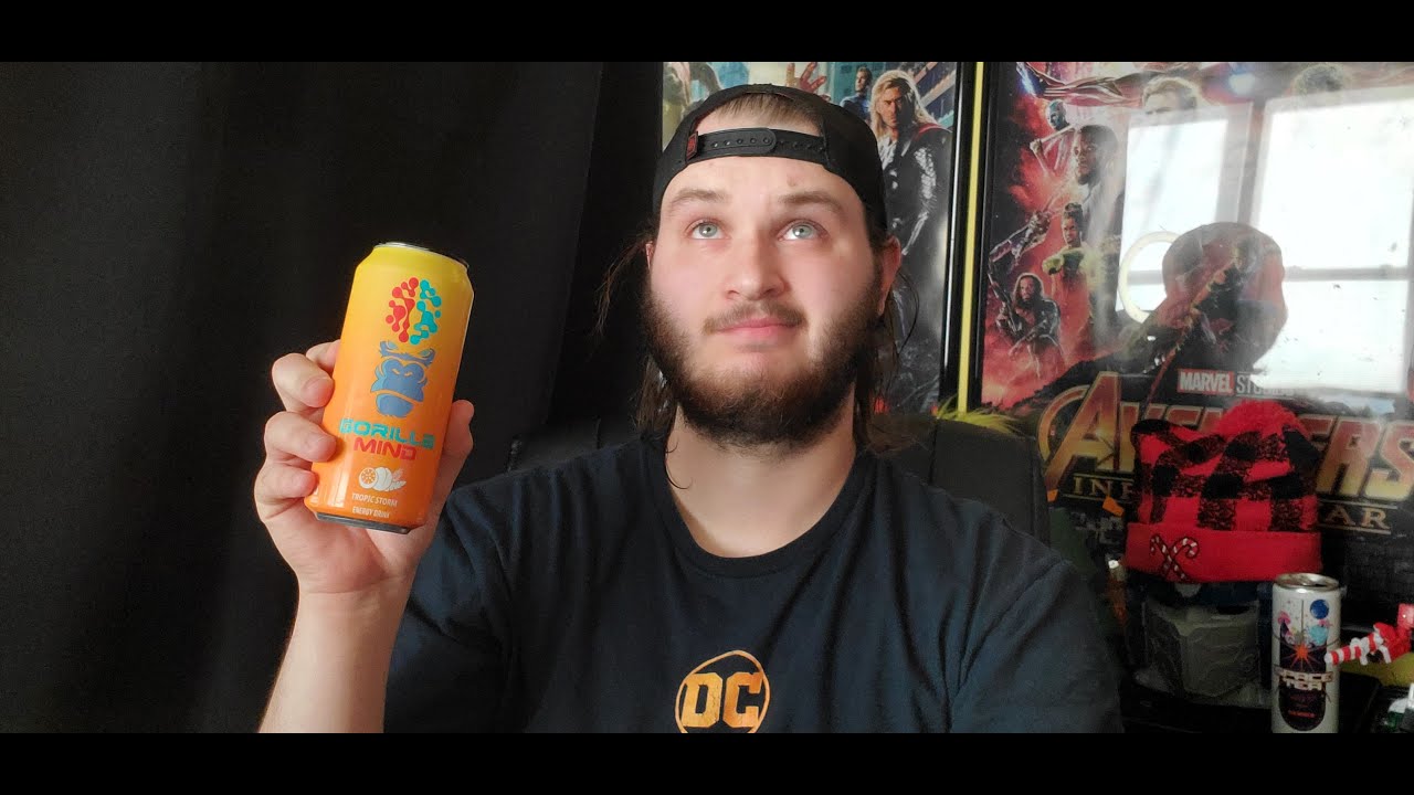 Gorilla Mind: Tropical Storm Energy Drink Review!