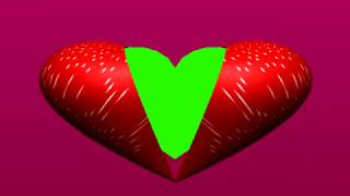 Green Screen Effects Wedding Backgrounds - Heart Intro Video Background Free - No 245