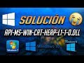 Solución al Error api-ms-win-crt-heap-l1-1-0.dll en Windows 10/8/7 - [Tutorial 2020]