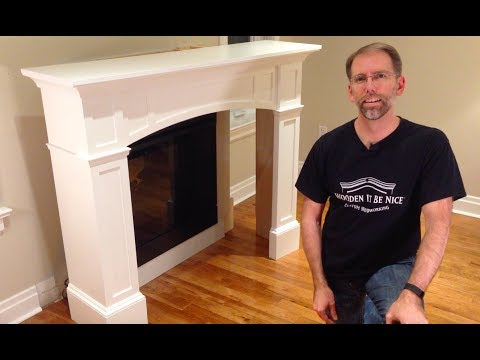 Install A Fireplace Mantel And Surround, How To Secure A Marble Fire Surround