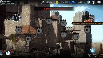 Darkness rises Adventure mode stage #13 - Iron Guard at War Hard #darknessrises #nexon