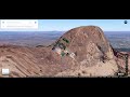 Satellite View of Mountains in Badlapur, Navi Mumbai, Malang Gad, Peer