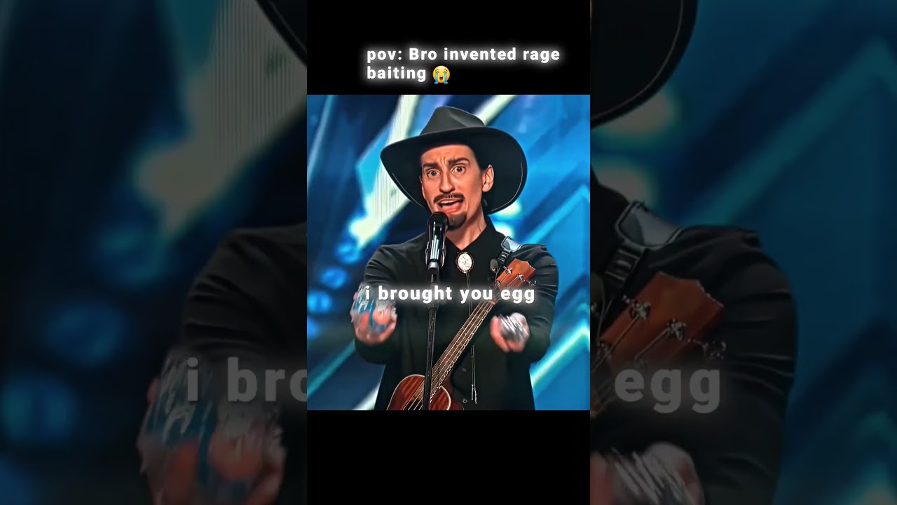 Bro rage-baited the entire audience #shorts #agt