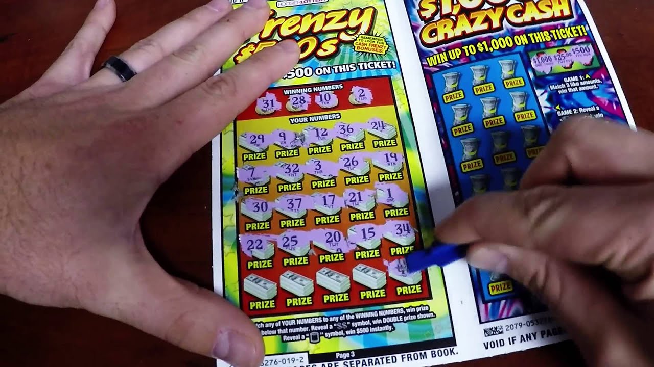 Hoosier Lottery Cash Frenzy Value Book ! YouTube