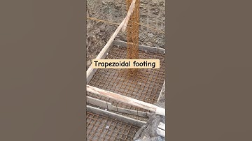 Trapezoidal footing Steel #footingbuild #footingwork