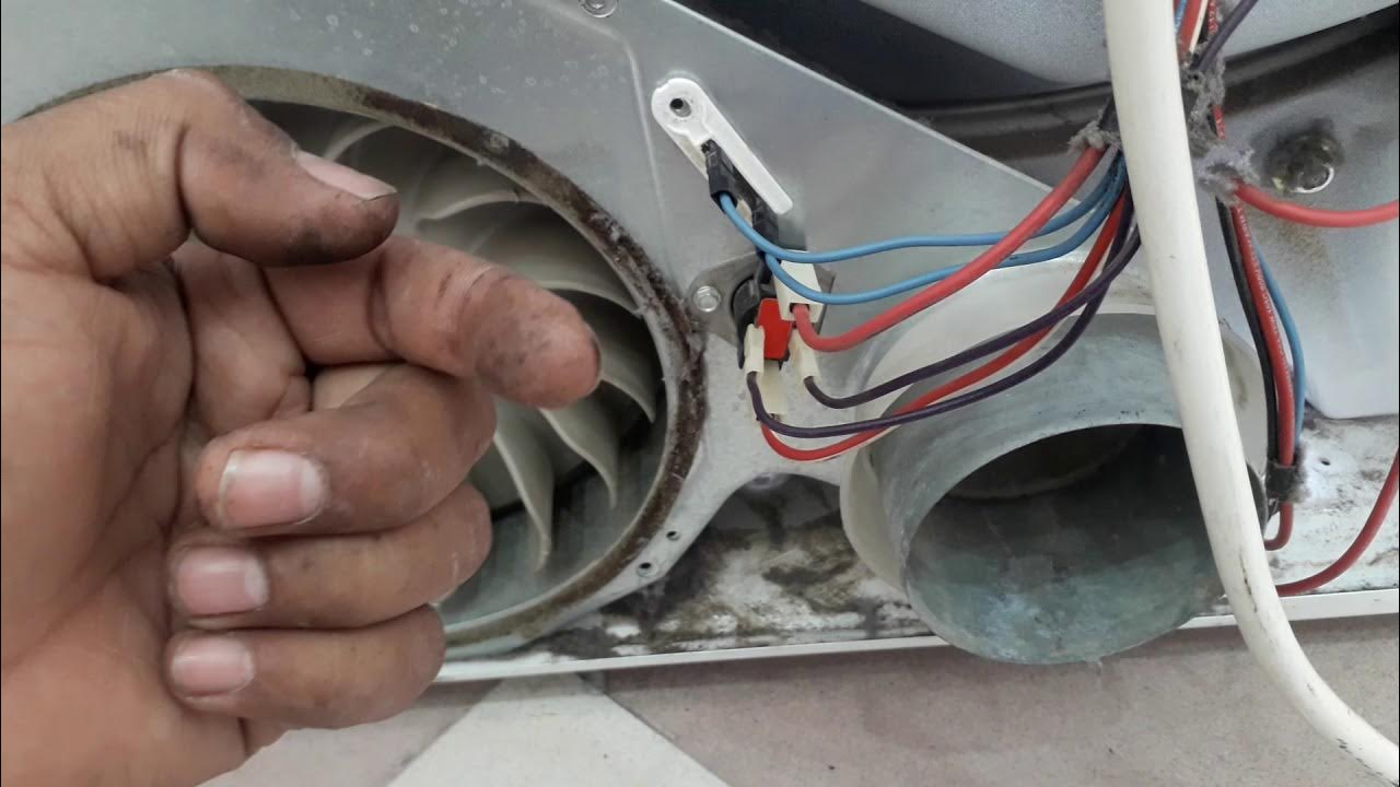 how to repair thermal fuse maytag dryer Nasir technician YouTube