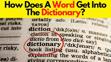 How Does A Word Get Into The Dictionary? | Interesting Facts | Daily Trends