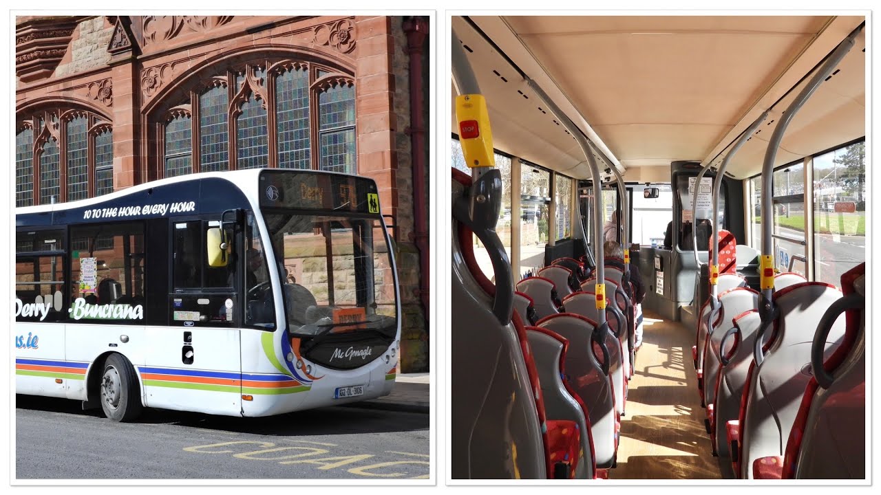Ride on McGonagle Coaches Optare Metrocity #162-DL-3106 on route 976