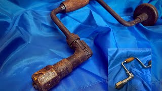 Vintage Stanley Hand Drill Restoration ( Bit Brace )