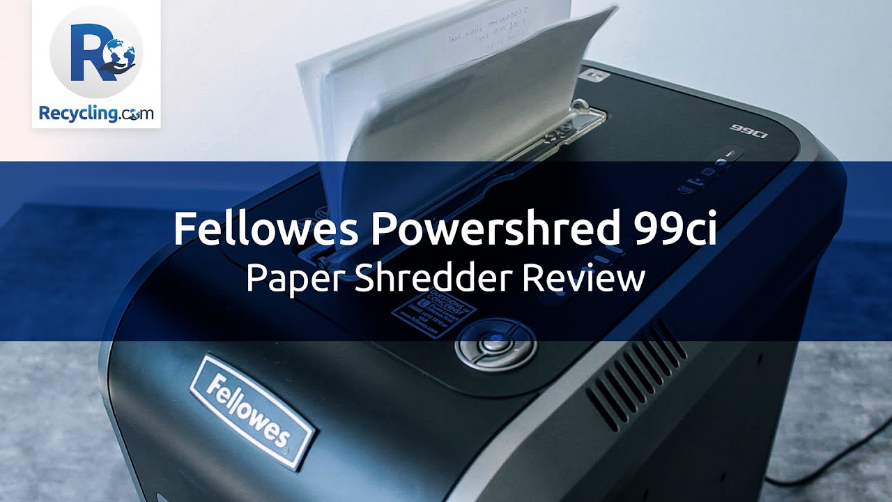 Fellowes Powershred 99Ci Review Paper Shredding & Paper Jam Test
