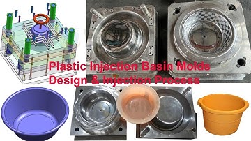 Plastic Injection Basin Molds Design & Injection Process