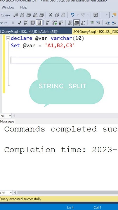 SQL Tricks | Convert Delimited String Into Rows | SPLIT_STRING #sqltips ...