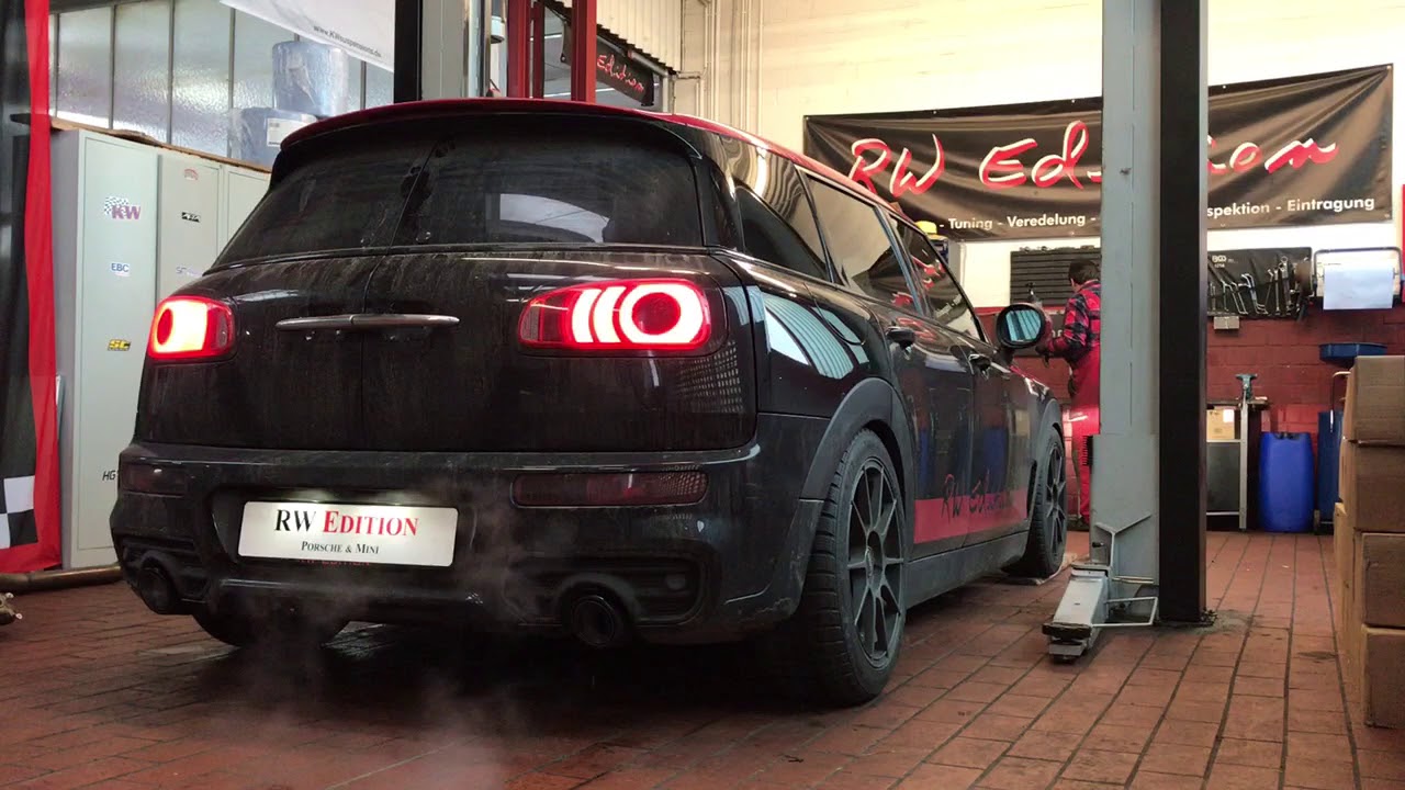 Mini F54 JCW Clubman ALL4 REMUS CATback Mit Downpipe 200 Klappenauspuff by RW Edition Sound