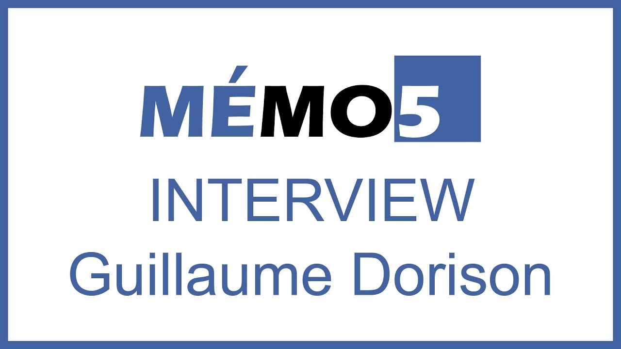 j-one industry co. ltd [Memo5] Guillaume Dorison - interview MEMO5 Play Paris 2018