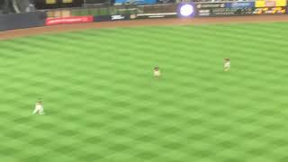 Red Sox Outfield Victory Dance - September 1, 2017