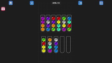 Ball Sort Puzzle - Color Game Level 115 Solution (Android)