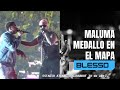 Maluma y Blessd en Medallo en el mapa