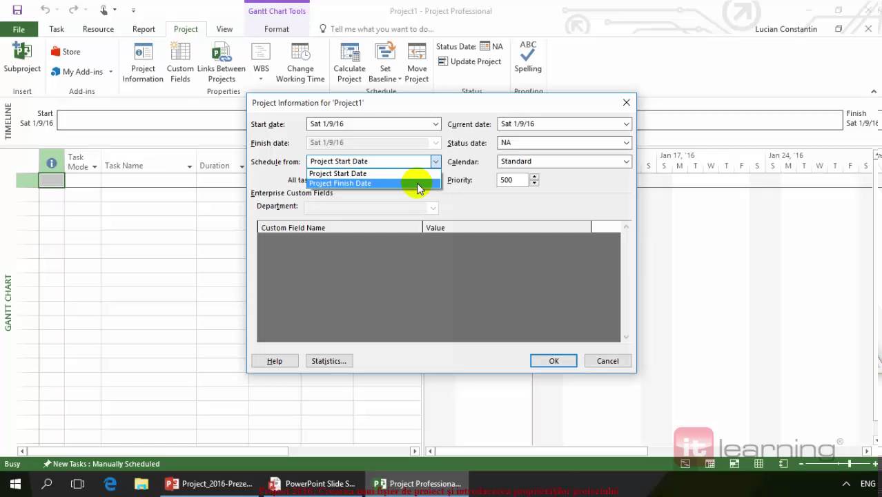 Demo Lectie Project 2016 Crearea Unui Fisier De Proiect Si