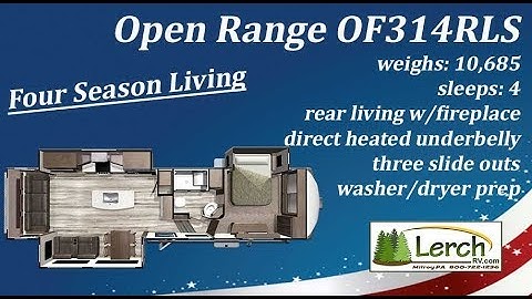 Open Range OF314RLS 5th wheel RV review in Pennsylvania - Lerch RV