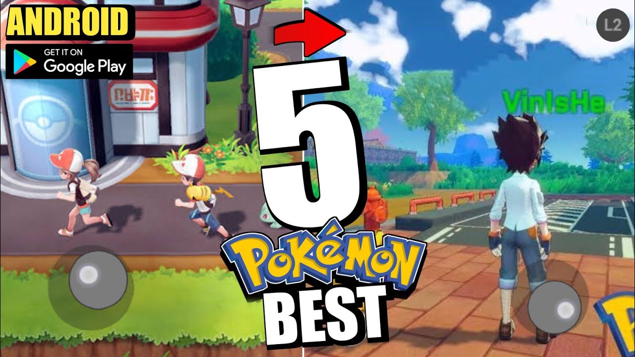 Top 100 Best Offline High Graphic Pokemon Games For Android/Pc In Play  Store 2023! 