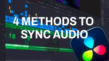 4 BEGINNER TIPS TO SYNC AUDIO - Davinci Resolve 20 TUTORIAL