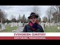 The Spot of Lincoln's Gettysburg Address in the Evergreen Cemetery: Gettysburg Remembrance Day 2020