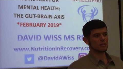 Nutrition for Mental Health by David Wiss MS RDN