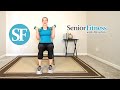 Senior Fitness - Seated Resistance Exercises For Seniors Using Dumbbells