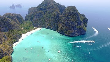 Ko Phi Phi Islands, Thailand in 4K Drone, Music Video Remixed [see more on: www.xploria.io]