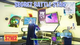 Secret Battlestar Location Season 7 Week 2 Snowfall Challenges Fortnite