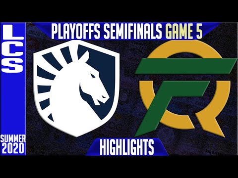 TL vs FLY Highlights Game 5 | LCS Summer 2020 Playoffs Semifinals | Team Liquid vs FlyQuest G5