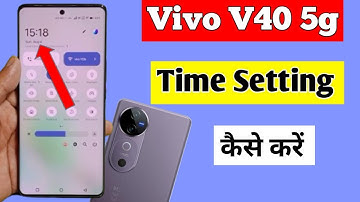 Vivo V40 5g me time setting kaise kare / how to set time in Vivo V40 5g