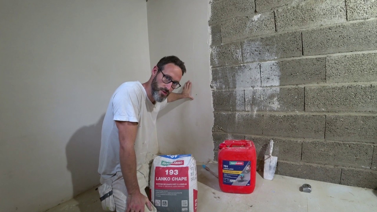 Couler une chape sèche pour un bac de douche à l'italienne YouTube
