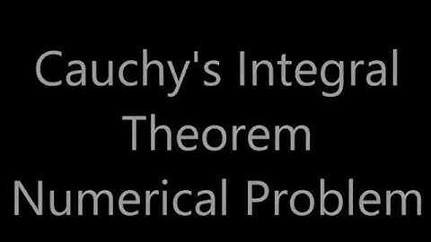 Verify Cauchy