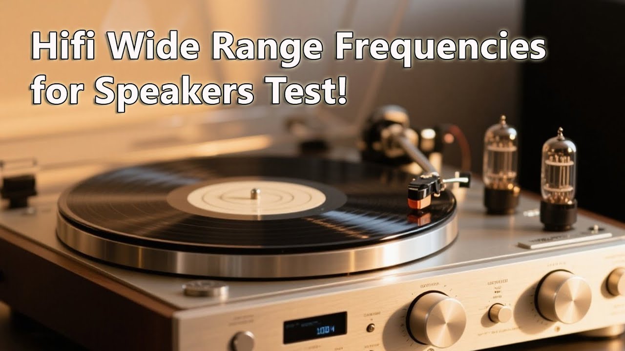 Wide Range Frequencies for Speakers Test, Hifi - Crystal Sound!