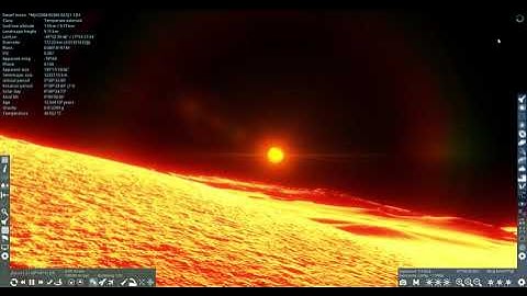 a brown dwarf sunrise in space engine