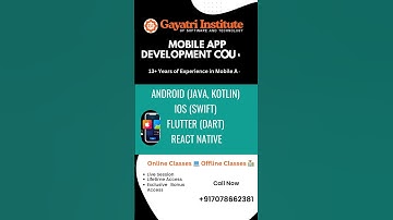 Mobile App Development Course #digitalindia #students #androidiosdevelopment #iosdevelopment #ai