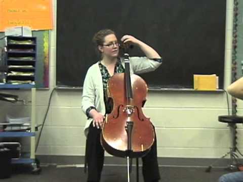 Cello/Bass Left Hand Position - Using Your Head