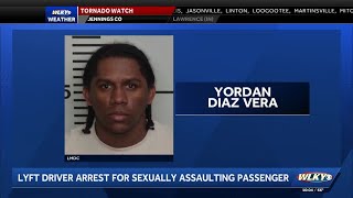 Lyft driver arrested in Louisville after passenger was sexually assaulted