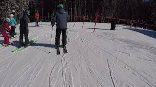 Snowshoe, WV - Monday, 1/21/2019 - Soaring Eagle Express, WidowMaker fast run.