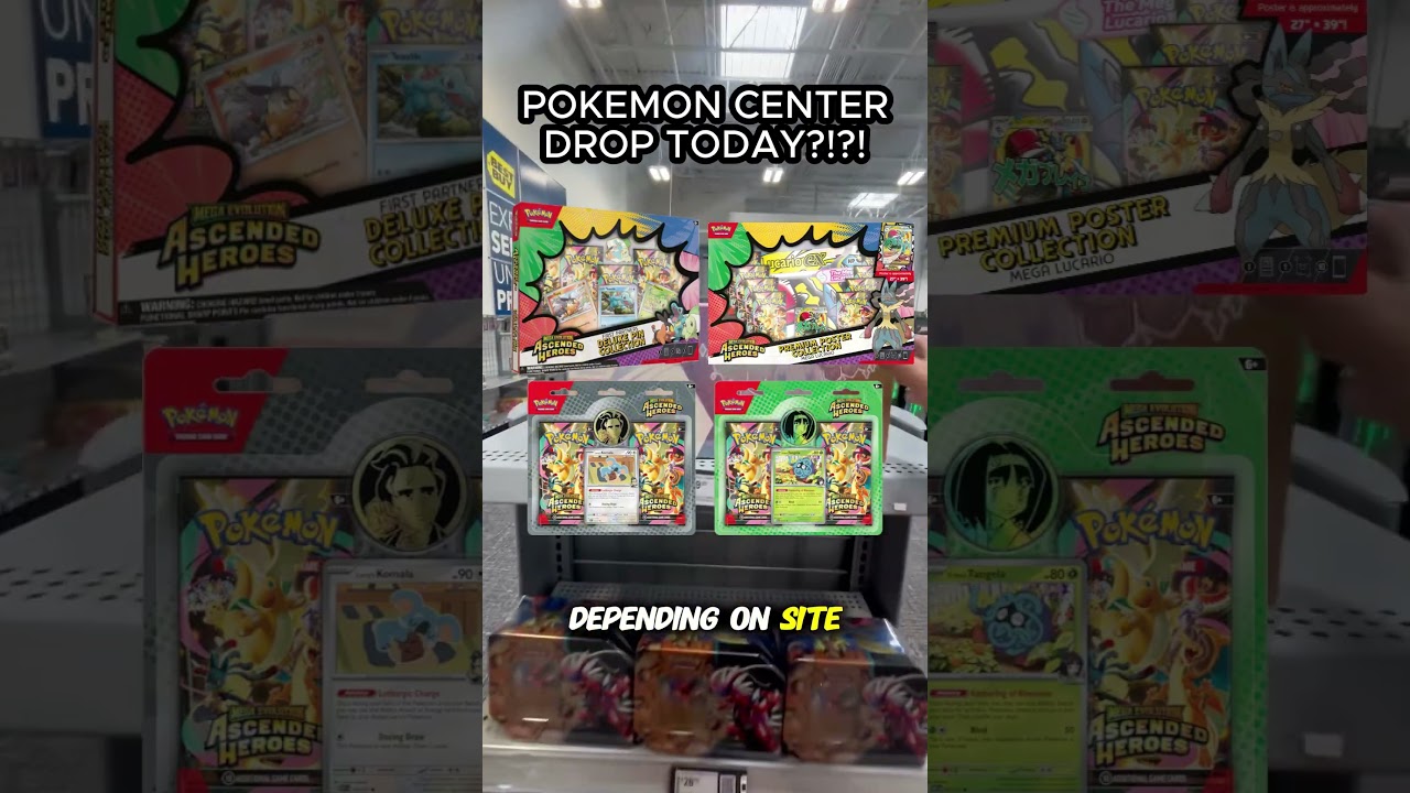 Выходит ли сегодня дополнение «Возвышенные герои» от Pokémon Center? 🚨 Время ожидания в очереди в...