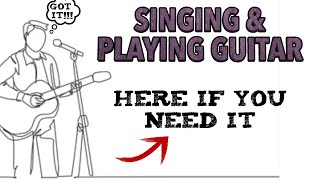 How To START Singing While Playing Guitar. An EASYGOING Musical Coordination Lesson