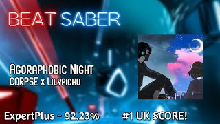 Beat Saber | CORPSE x Lilypichu - Agoraphobic Night [ExpertPlus] | SS Rank 92.23% 1 UK SCORE