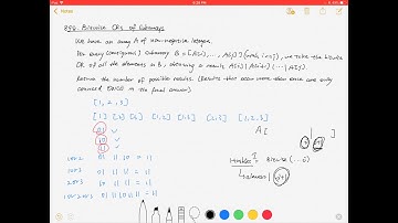 Bitwise ORs of Subarrays -- Leetcode #898