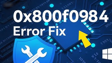 0x800f0984 error fix