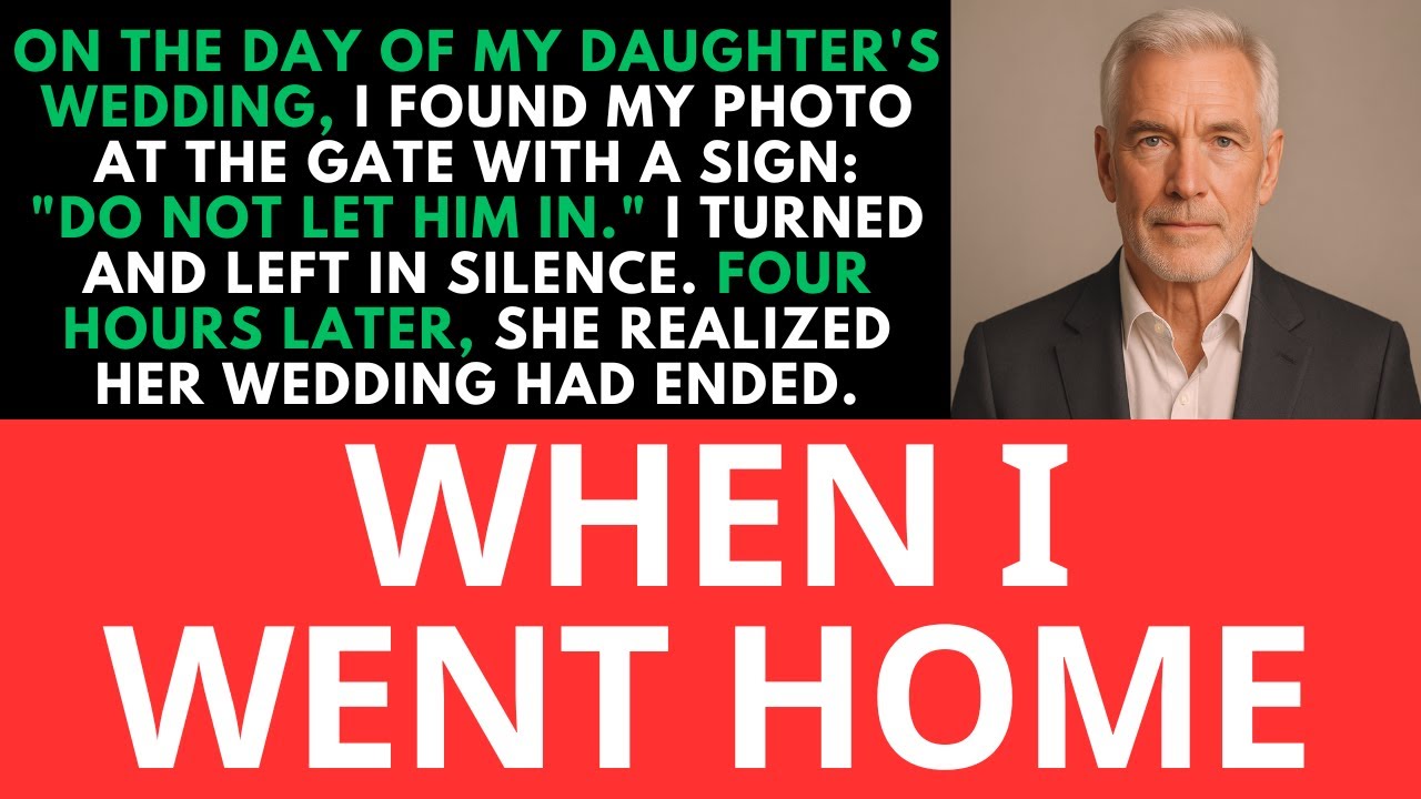 My Daughter Banned Me From Her Wedding - Her “Happy Day” Ended Right There...